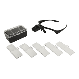 LED Head Magnifier with 5 Lenses