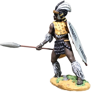 Zulu Thrusting with Spear uThulwana Regiment