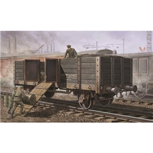 German Railway Gondola Car (High Sides)