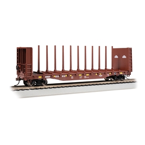52' Centre-Beam Flatcar with Bulkheads - BNSF #615818