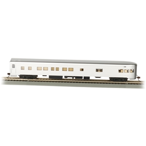 85' Smooth-Side Observation Car - Painted, Unlettered Aluminium