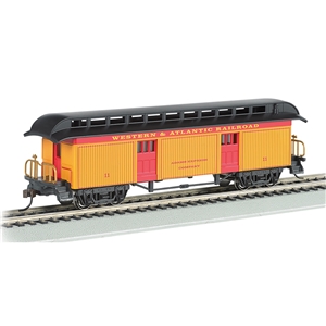Old Time Coach Clerestory Roof - Baggage - Western & Atlantic RR