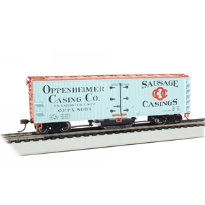 Track Cleaning 40' Wood-Side Reefer - Openheimer Casing Co. #8004