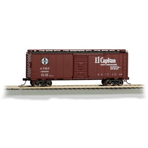40' Santa Fe Map Box Car - El Capitan