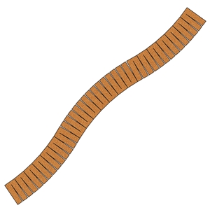 10 X Pre-Cut Cork Bed for R621 and R8090 Flex Tracks