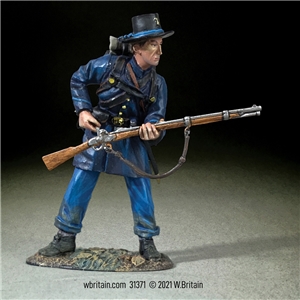 Federal in Frock Coat Reaching for Cap No 2