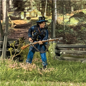 Federal in Frock Coat Reaching for Cap No 2