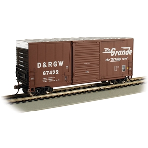 Hi-Cube Box Car with Sliding Door - Rio Grande (Brown)