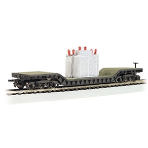 52' Centre-Depressed Flat Car - with Transformer