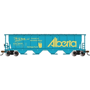 Canadian 4-Bay Cylindrical Grain Hopper - Alberta - Vermillion River