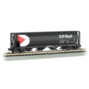 Canadian 4-Bay Cylindrical Grain Hopper - CP Rail (Green)