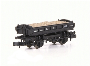 14T 'Mermaid' Side Tipping Ballast Wagon BR Departmental Black