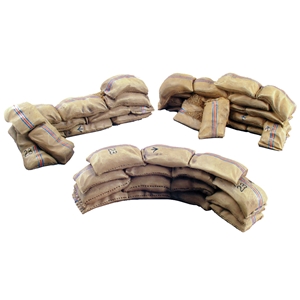 Mealie Bag Wall Curved and Short Straight Sections - 3 pieces in box