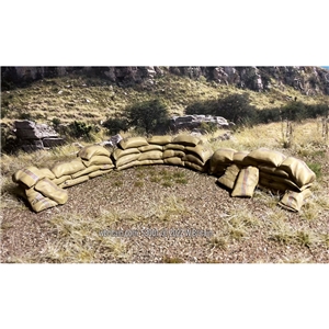 Mealie Bag Wall Curved and Short Straight Sections - 3 pieces in box