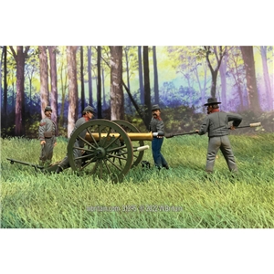 "Give 'Em Cannister!" Confederate 12Lb Napoleon and Crew - 5 pc set