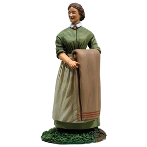 "A Caring Heart" Civilian Woman with Blanket "Laundry Day"
