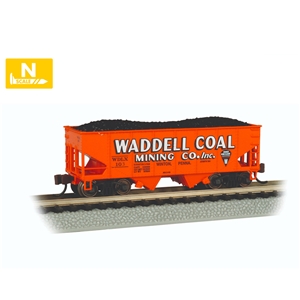 USRA 55-Ton 2-Bay Hopper - Waddell Coal #103