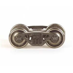 Barber-Bettendorf Friction Bearing Trucks With Metal Wheels (1 Pair)