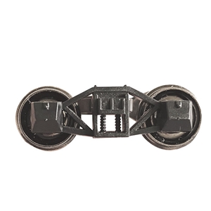 Old Time Arch Bar Trucks With Metal Wheels (1 Pair)