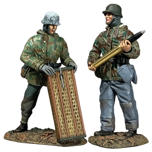 German 88mm Flak Gun Ammunition Handlers - 2 pieces in box