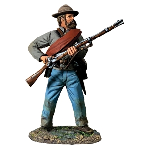 Confederate Infantry Reaching for Cap