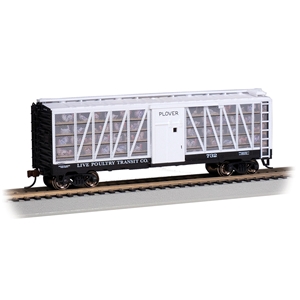 Poultry Car - Live Poultry Transit Co. #732 - Plover With Turkeys