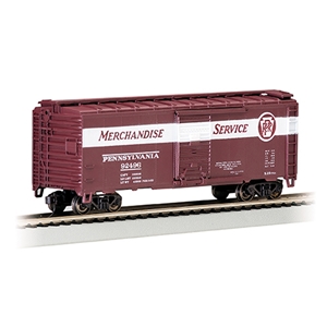 PS1 40' Box Car - Pennsylvania Railroad #92496 - Merchandise Service