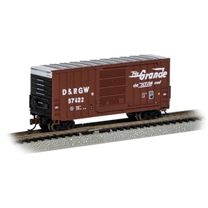 Hi-Cube Box Car - Rio Grande #67422 - Brown