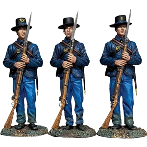 Federal Infantry Standing at Parade Rest