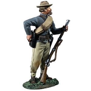 Confederate Infantry Reaching for Cartridge