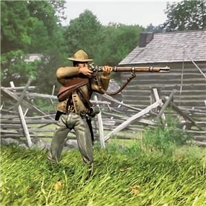 Confederate Infantry Standing Firing, No 4