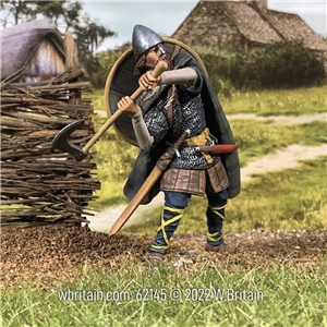 Saxon Attacking with Axe (Abrecan)