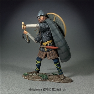 Saxon Attacking with Axe (Abrecan)