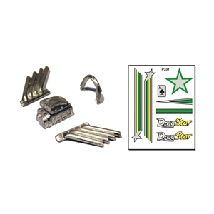 Drag Star Custom Parts with Decals