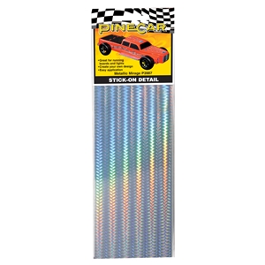 Metallic Mirage Stick-on Detail