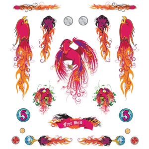 Free Bird Dry Transfer