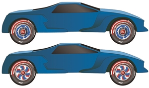 Pride Wheel Flare® Rub-on Decals