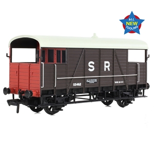 SE&CR 25T 'Dance Hall' Brake Van SR Brown