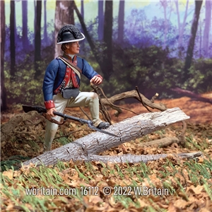 Wayne's Legion of the US Infantryman Advancing over Fallen Timber 1794