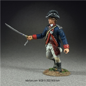 Legion of the United States Infantry Officer Advancing, 1794