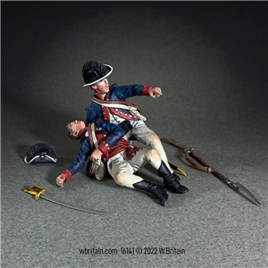 "Officer Down!" Legion of the US Soldier Helping Wounded Officer, 1794