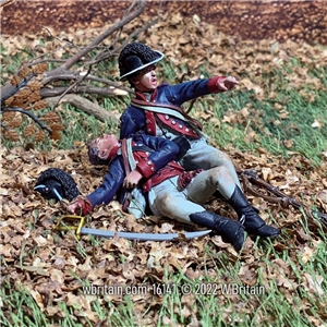 "Officer Down!" Legion of the US Soldier Helping Wounded Officer, 1794