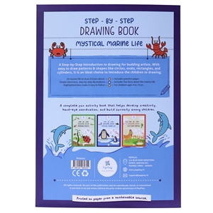 Step-By-Step Drawing Book-Mystical Marine Life