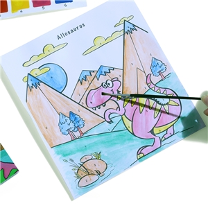 Color By Paint And Number - Dinosaur