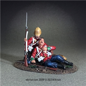 Helping My Comrade Two British of the 24th Foot