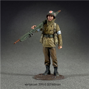 U.S. Infantry Medic with Stretcher, 1943-45
