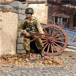 U.S. Armored Infantryman Advancing, 1943-45