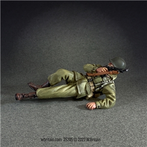 U.S. Infantry Officer Prone