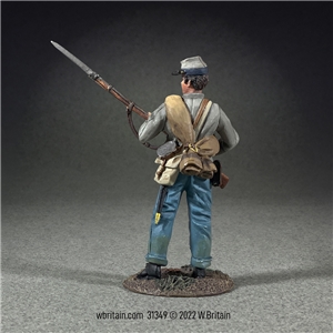 Confederate Wearing Shell Jacket Defending, No 2