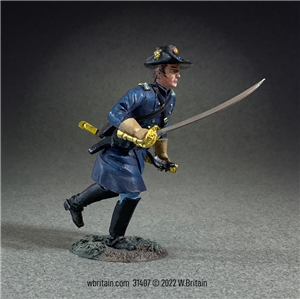 Union Iron Brigade Infantry Officer Advancing, No 2